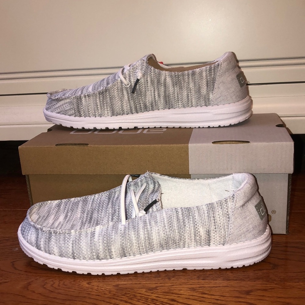 Hey Dudes Glacier Grey (Brand New)